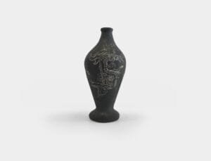 Botella, maya, pakal, quetzalcoatl, mictlan, ceramica cholula