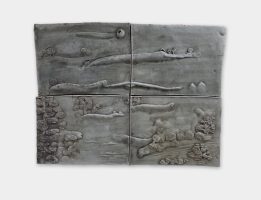 Relieve de Vayú antes de la era de las ballenas voladoras, un instante de calma y creación.